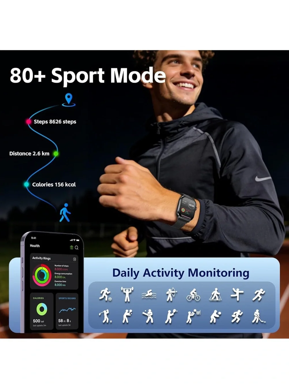 Brand new AI Smart Fitness Watch